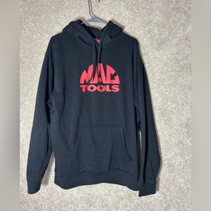 MAC Tools Men's Black Hoodie with Red Logo size large